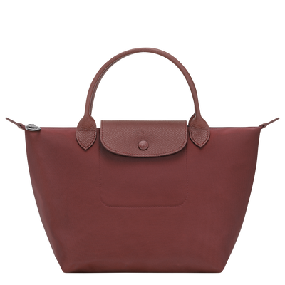 Le Pliage One S Handbag , Burgundy - Canvas