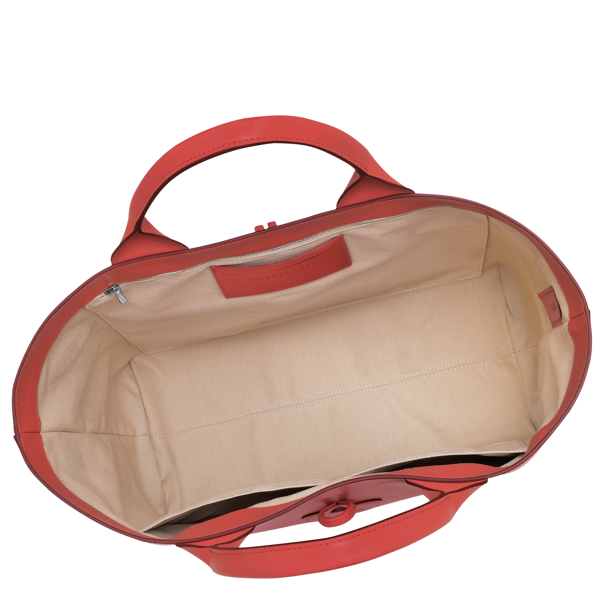 Tote bag L, Red/Navy - View 5 of
6 - zoom in Le Roseau Tote bag L, Red/Navy