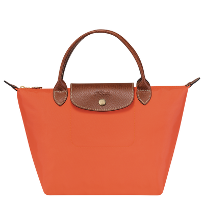 Le Pliage Original S Handbag , Orange - Recycled canvas
