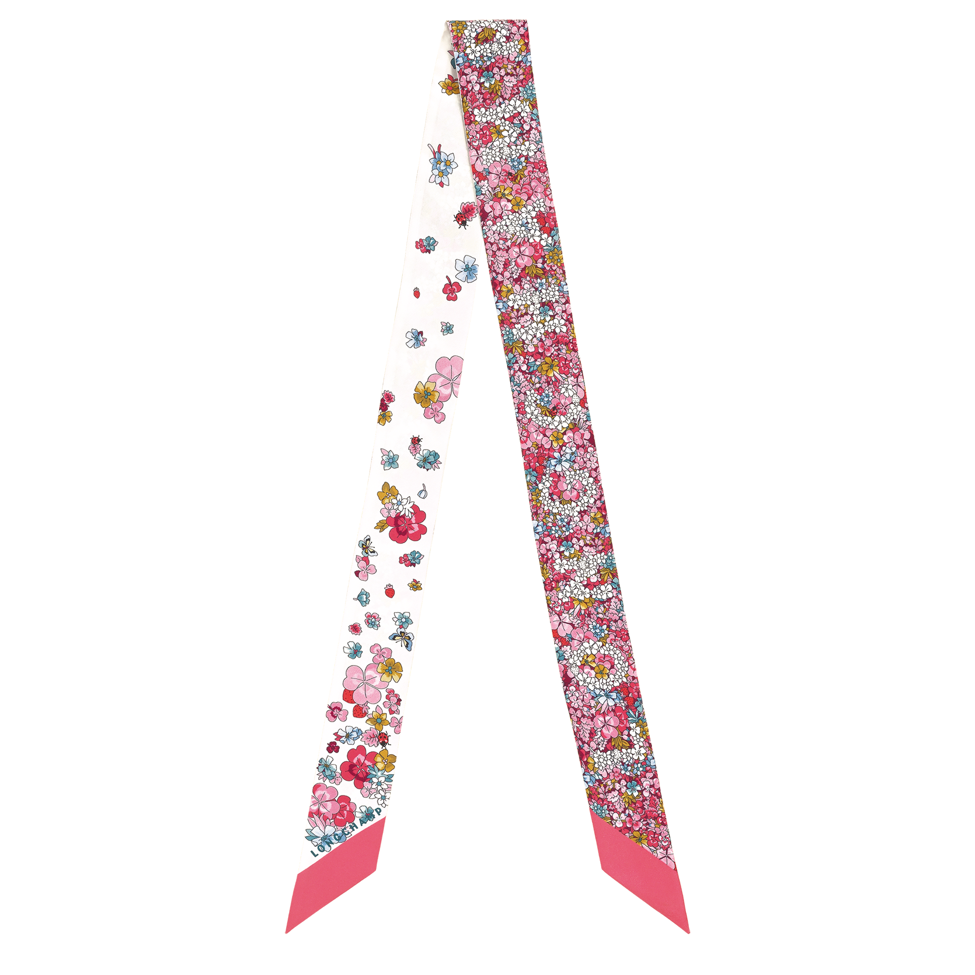 Frise Fleurie Headband, Shrimp