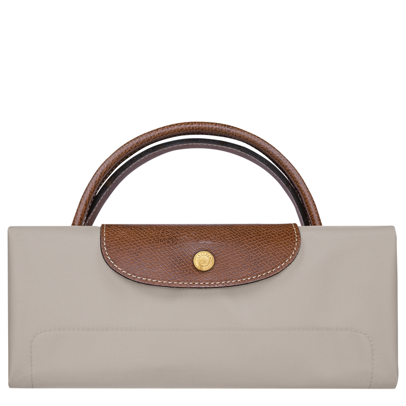 Le Pliage Original L Travel bag , Pebble - Recycled canvas  - View 7 of  7
