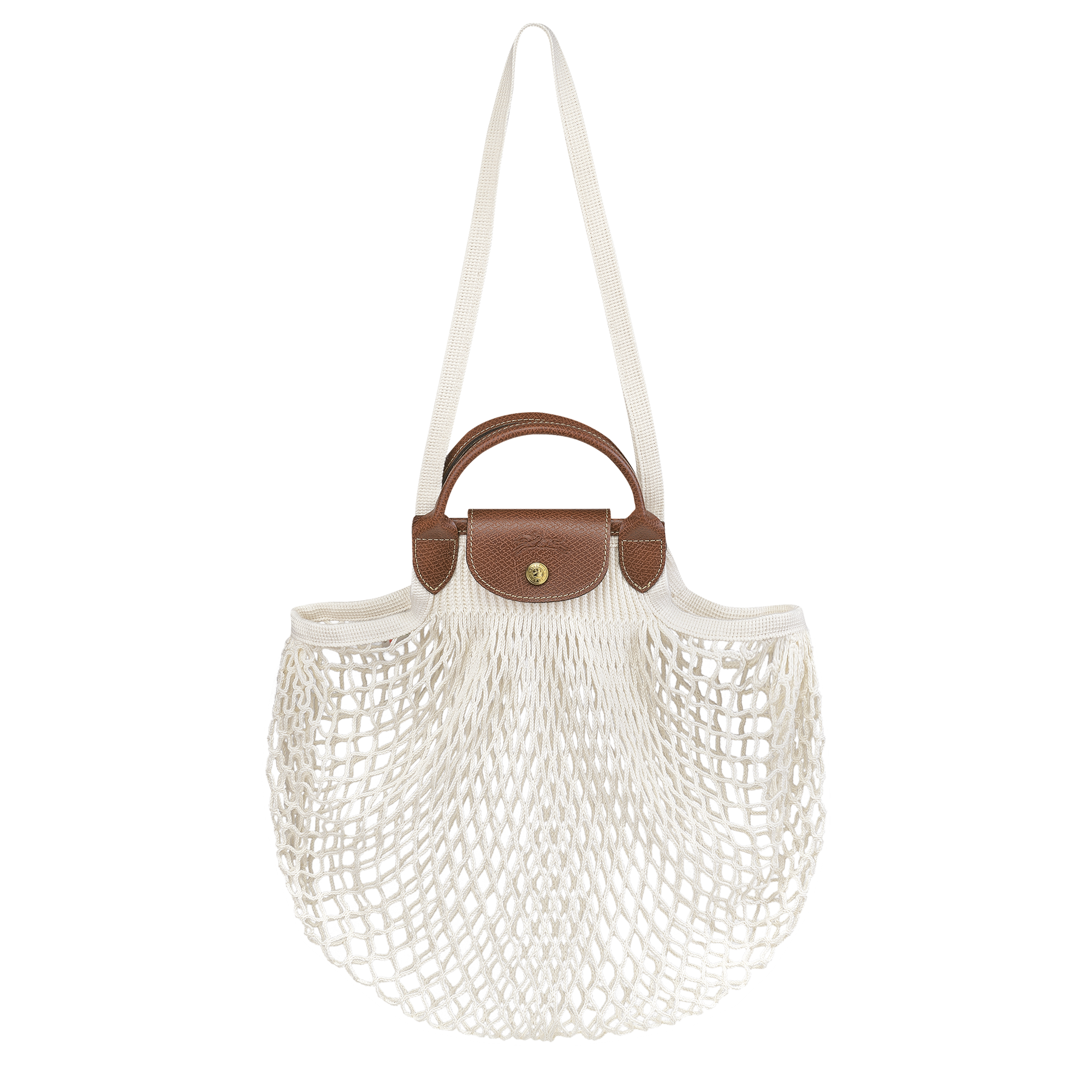 Mesh bag L, Ecru - View 1 of
4 - zoom in Le Pliage Filet Mesh bag L, Ecru