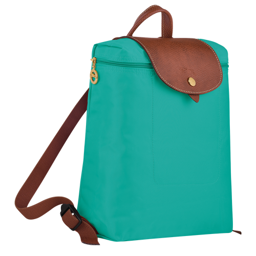 Le Pliage Original M Backpack , Turquoise - Recycled canvas - View 2 of  5