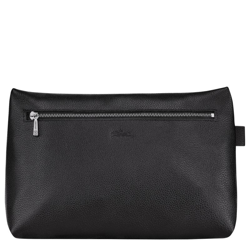 Le Foulonné Toiletry case , Black - Leather  - View 3 of  3