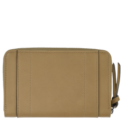 Longchamp 3D Wallet , Tobacco - Leather