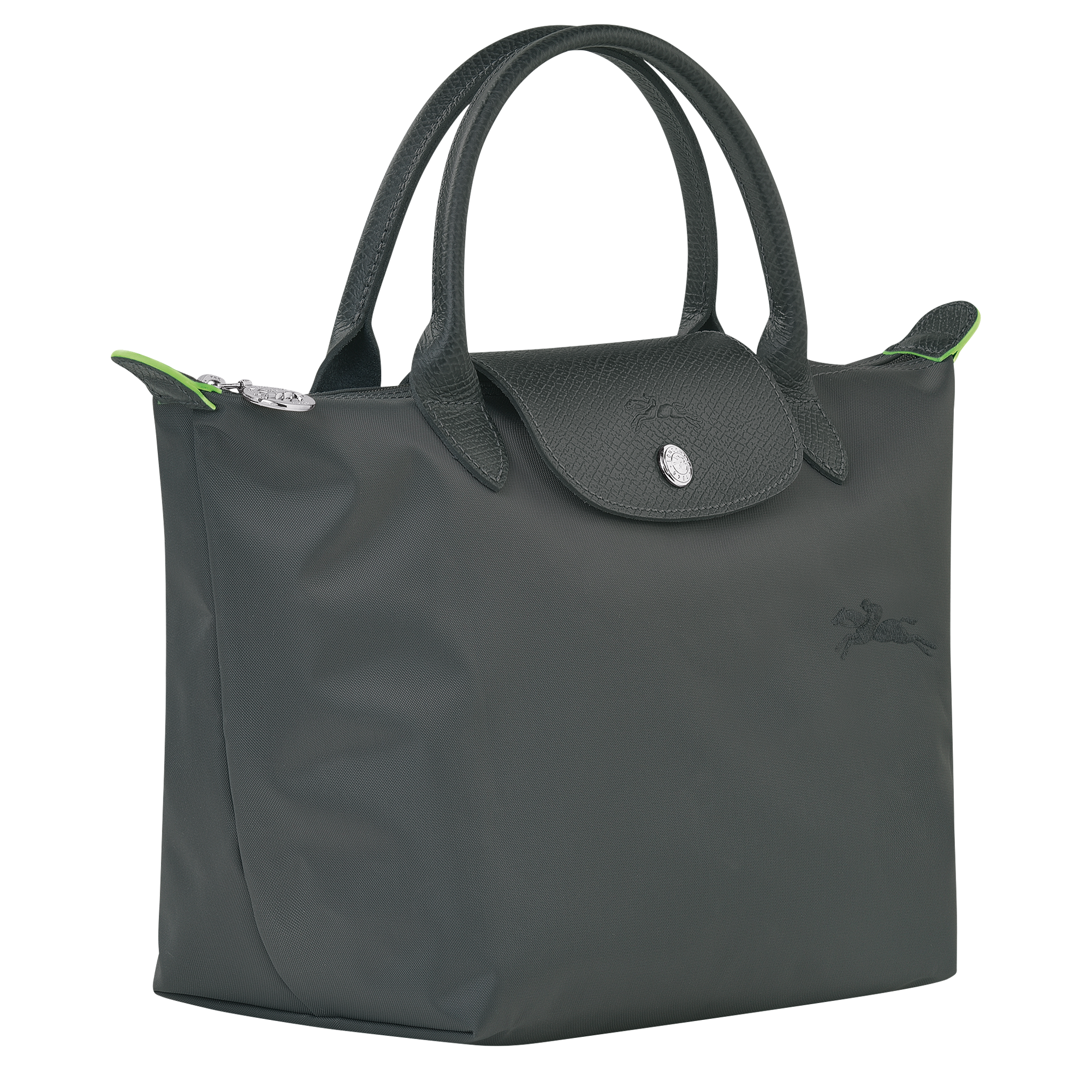 Handbag S, Graphite - View 3 of 
        6 - zoom in Le Pliage Green Handbag S, Graphite