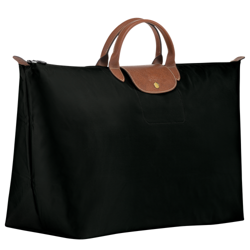 Le Pliage Original M Travel bag , Black - Recycled canvas - View 3 of  6
