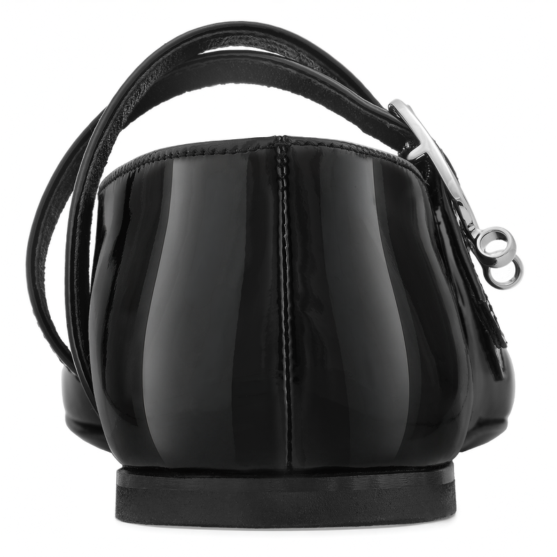 Le Foulonn&eacute; Ballerinas , Black - Leather  - View 3 of  4