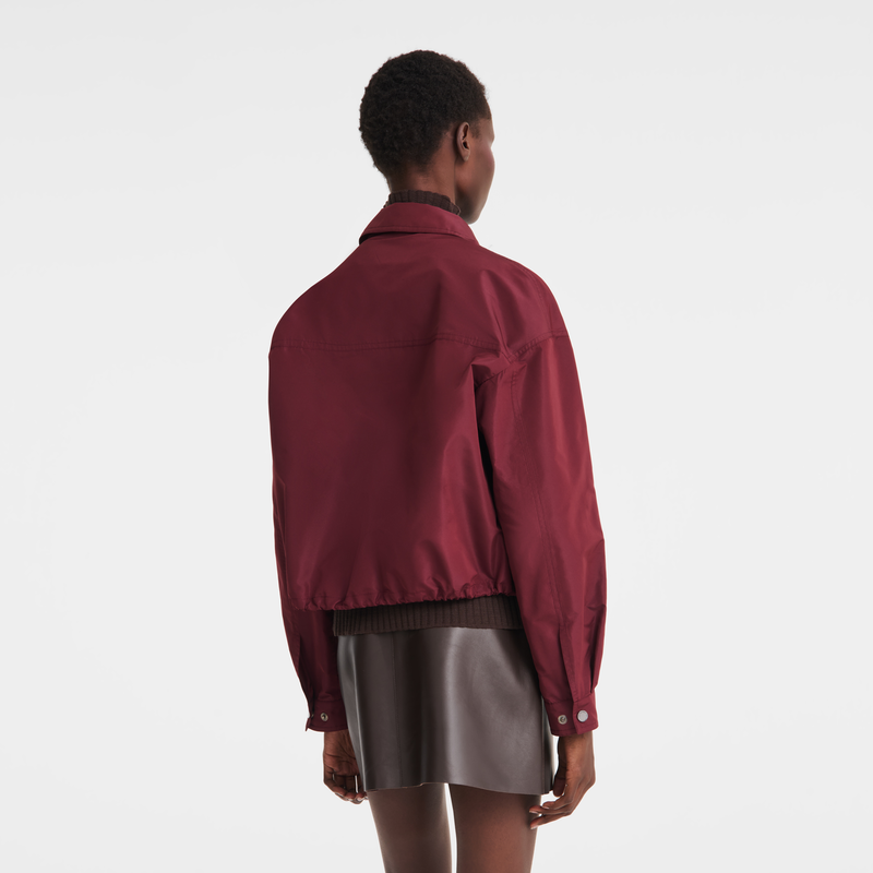 Jacket , Burgundy - Techno taffeta  - View 4 of  5