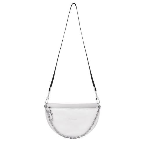 Smile S Crossbody bag , White - Leather - View 5 of  5