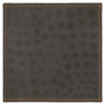 La M&eacute;daille Longchamp Stole , Mocha - Cotton blend