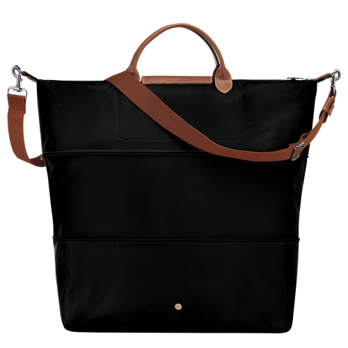 Le Pliage Original Travel bag expandable , Black - Recycled canvas - View 4 of  6