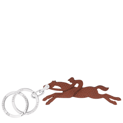 Le Pliage Original Key rings , Brown - Leather