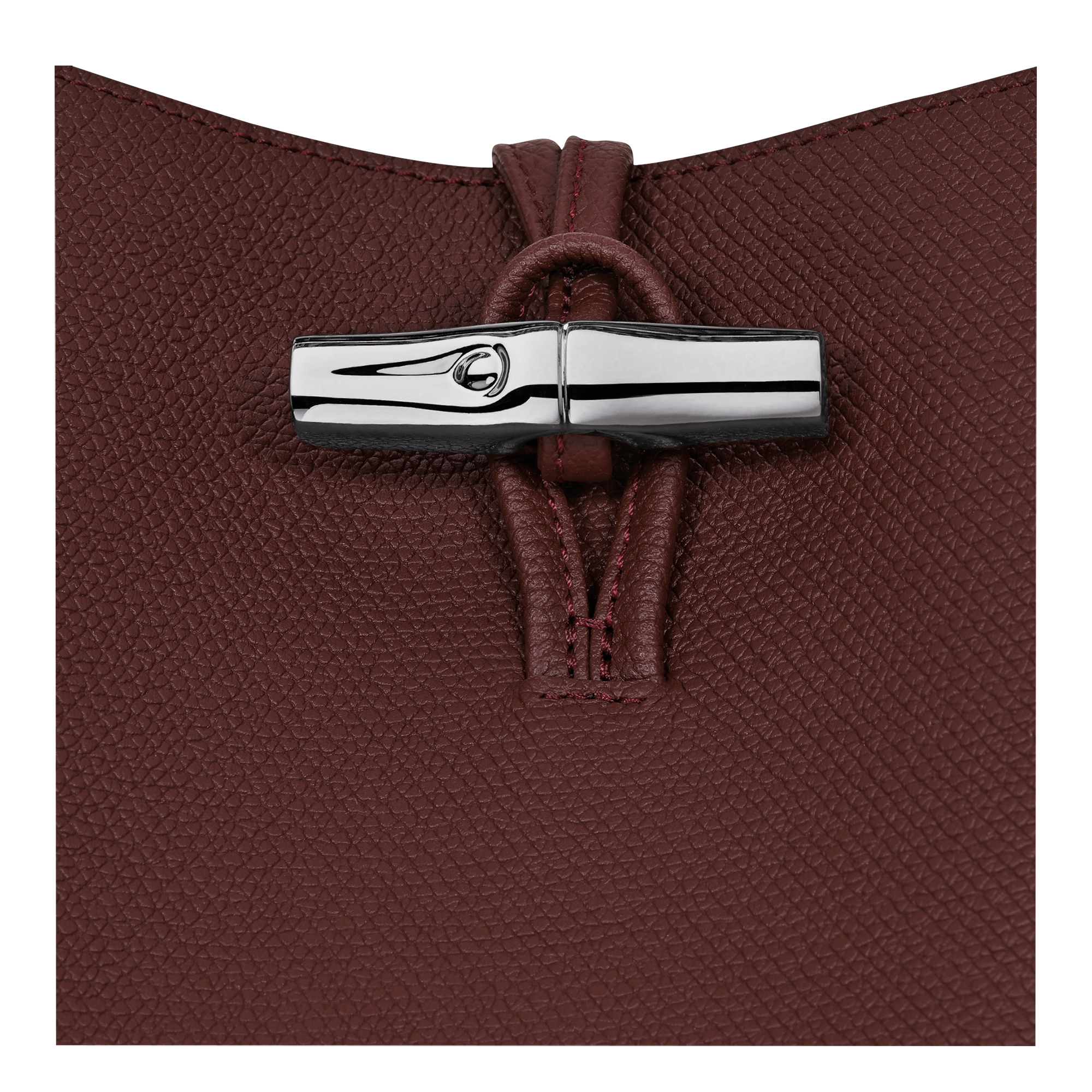 Le Roseau Hobo bag M, Burgundy