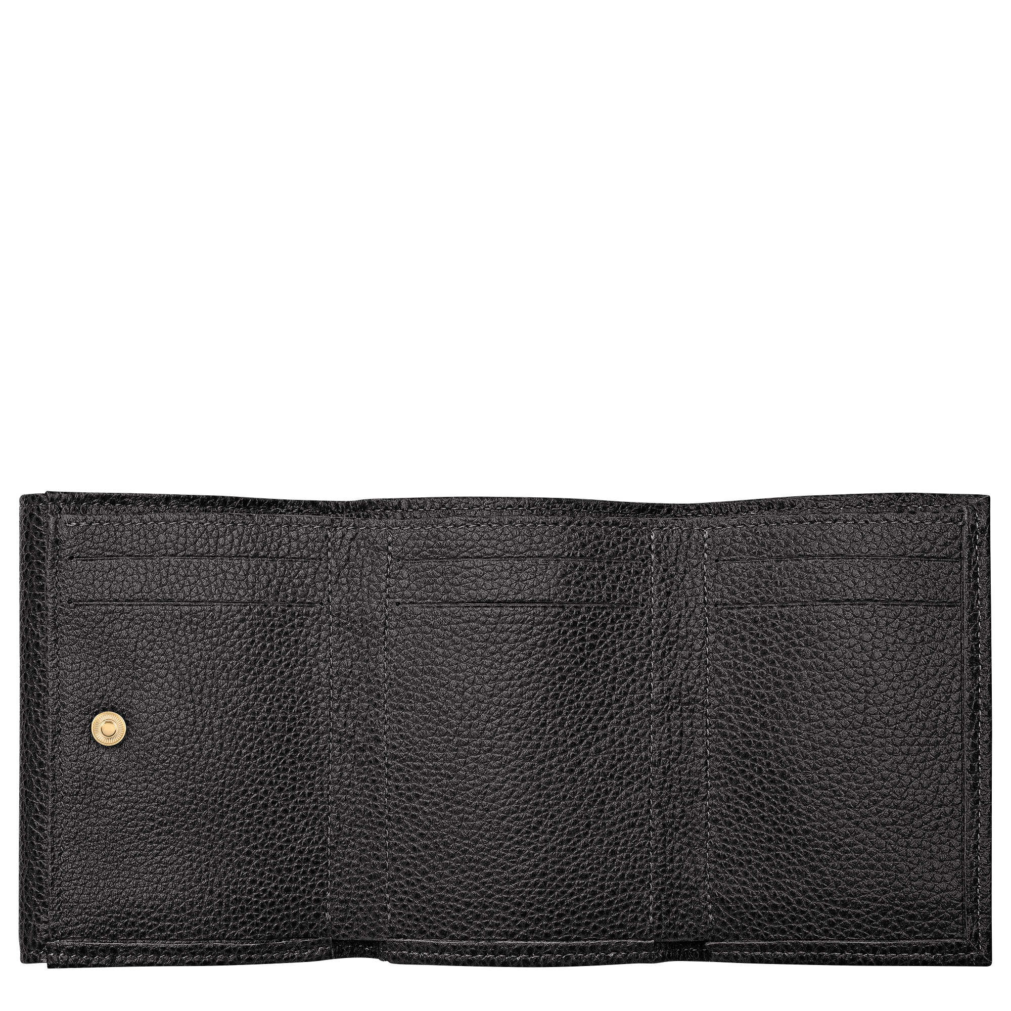 Le Foulonn&eacute; Compact wallet, Black