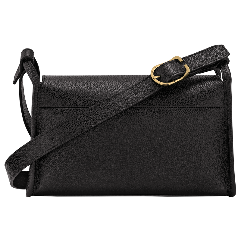 Le Foulonné M Crossbody bag , Black - Leather  - View 4 of  6