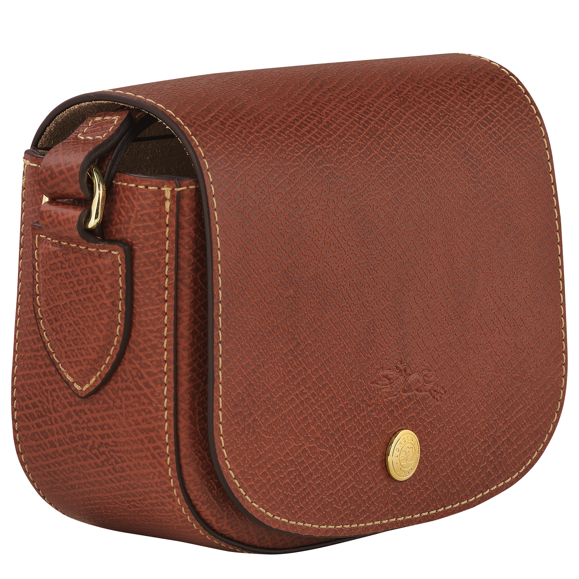 Crossbody bag XS, Brown - View 3 of
4 - zoom in Épure Crossbody bag XS, Brown