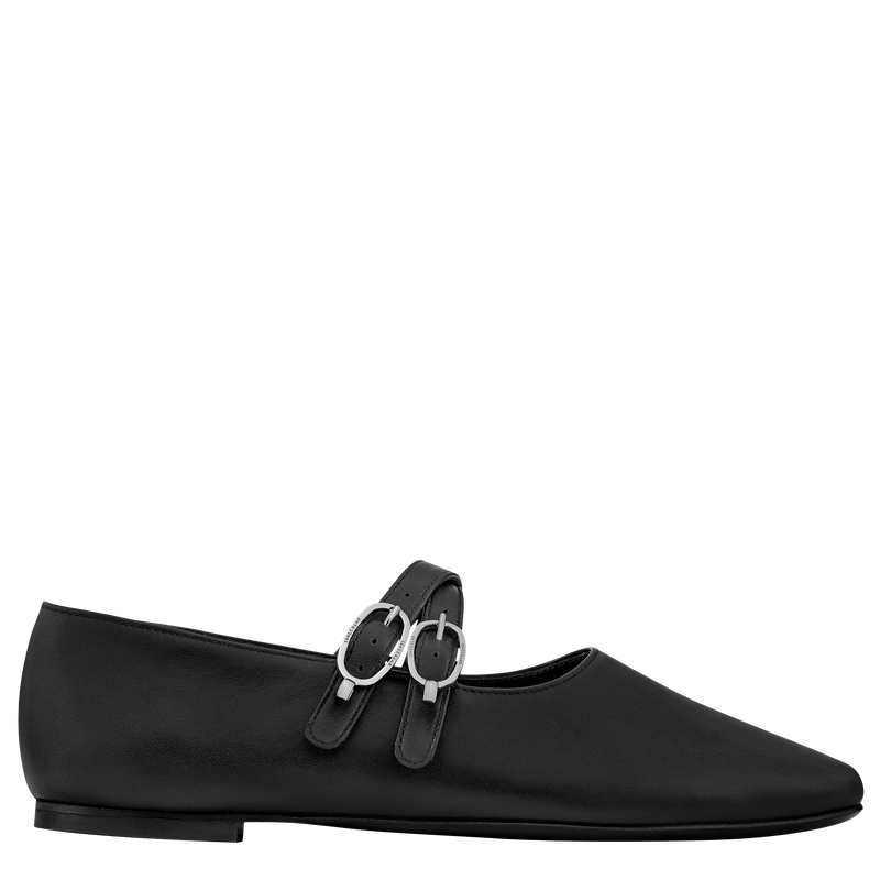 Le Foulonné Ballerinas , Black - Leather  - View 1 of  4 Le Foulonné Ballerinas , Black - Leather  - View 1 of  4