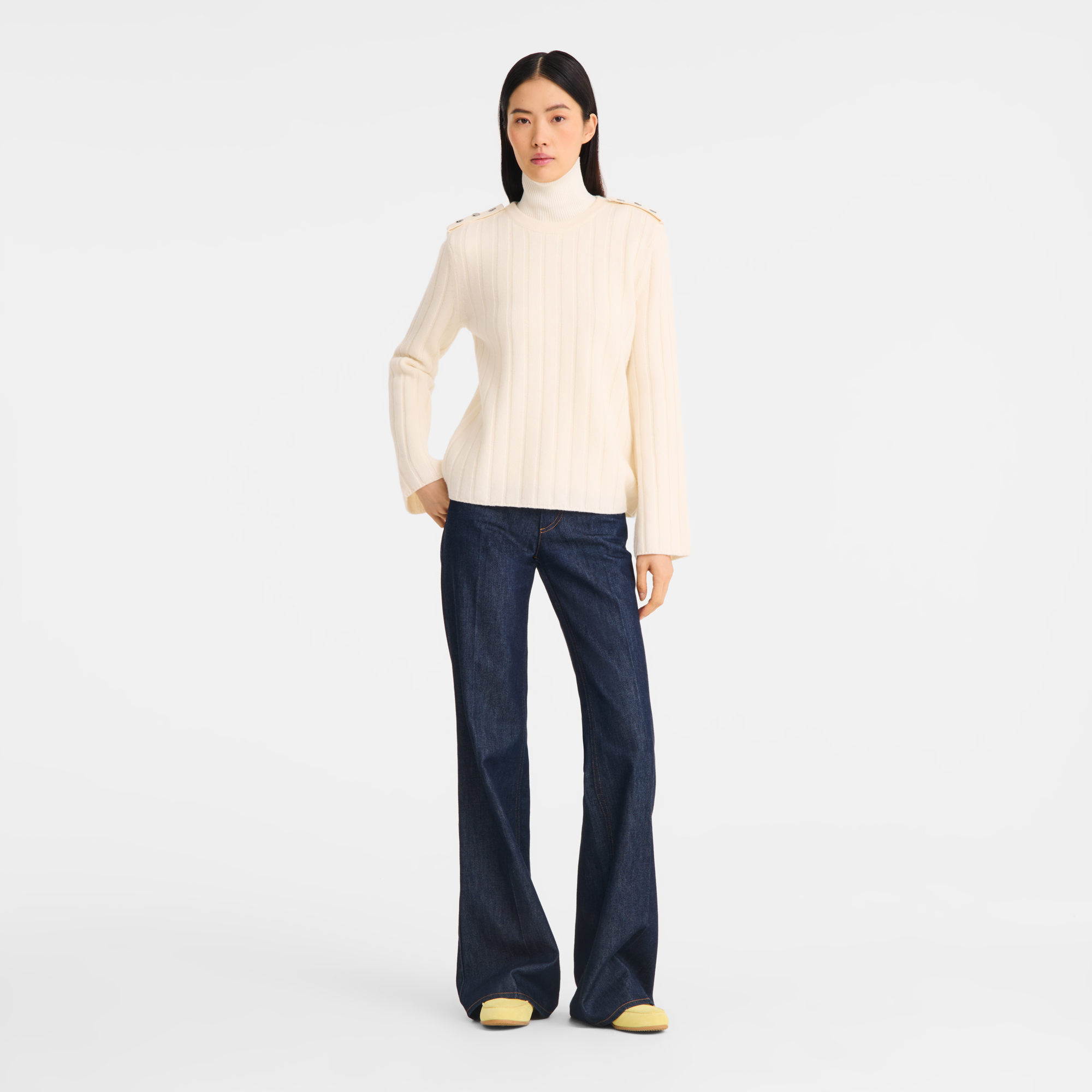 null Sweater, Ecru