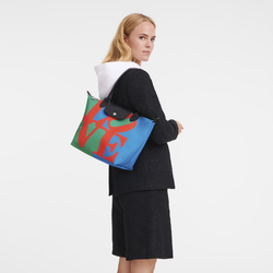 Longchamp x Robert Indiana M Tote bag , Red - Canvas