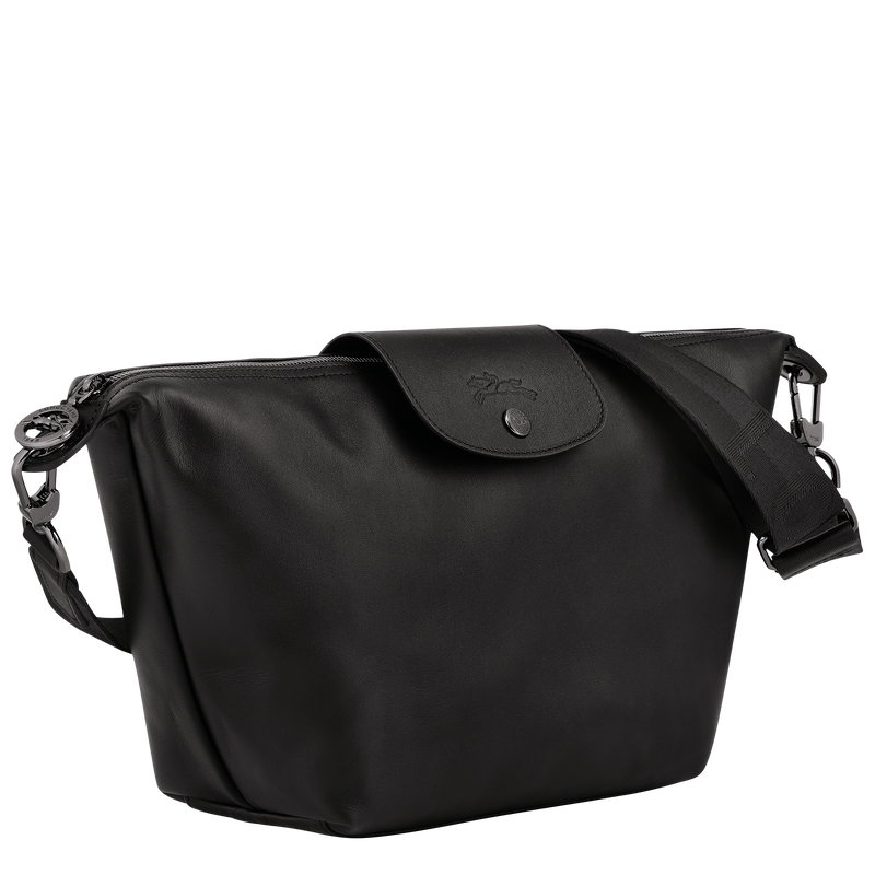 Le Pliage Xtra S Hobo bag , Black - Leather  - View 3 of  6
