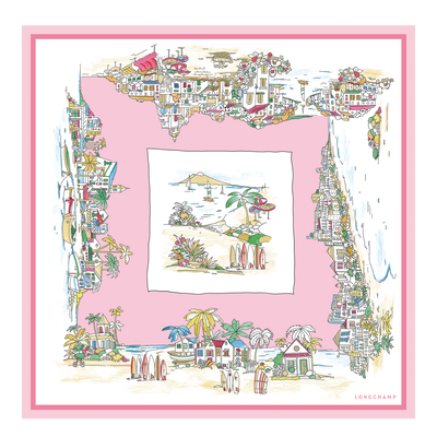 Vivement l'Et&eacute; Silk scarf 70 , Ballerina - Silk