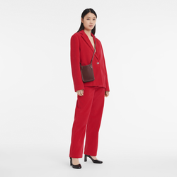 Le Foulonné Phone case , Plum - Leather