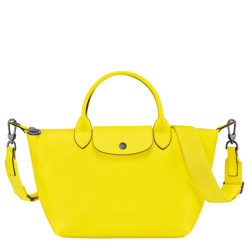 Yellow longchamp bag online