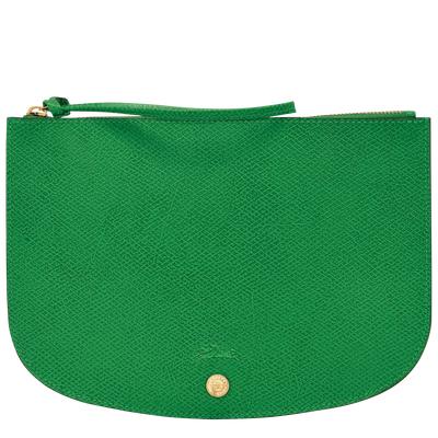 Épure Pouch , Green - Leather