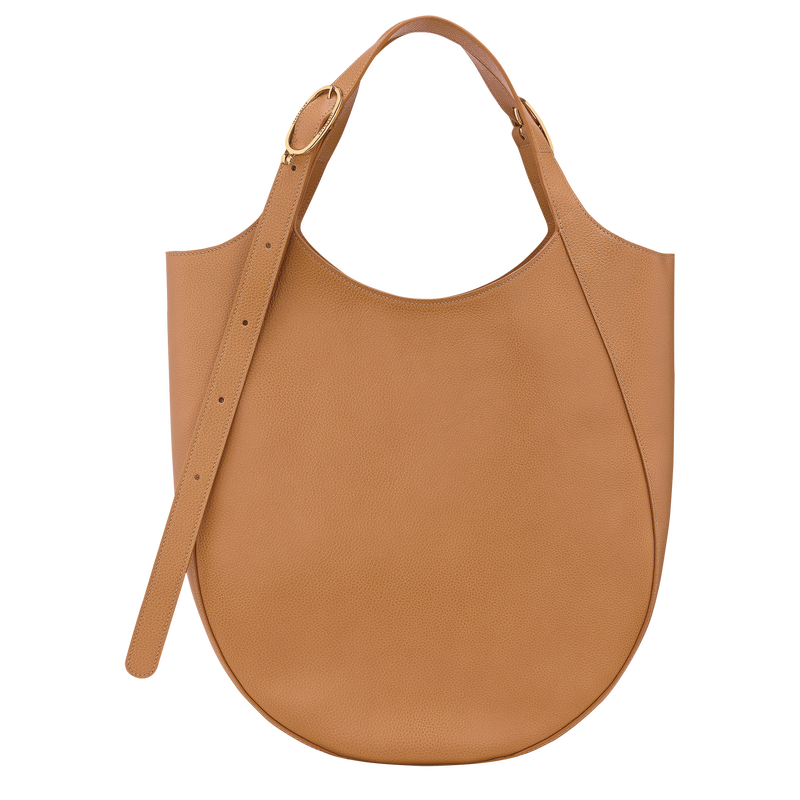 Le Foulonn&eacute; XL Tote bag , Pecan - Leather  - View 3 of  5