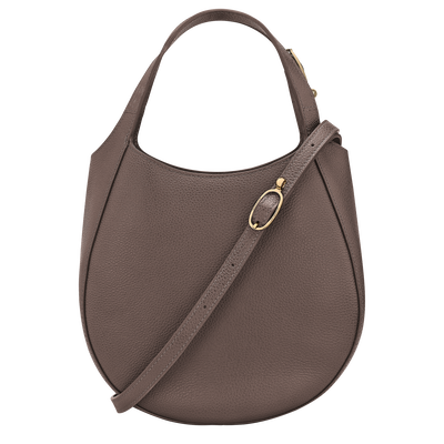 Le Foulonné Handbag S, Taupe