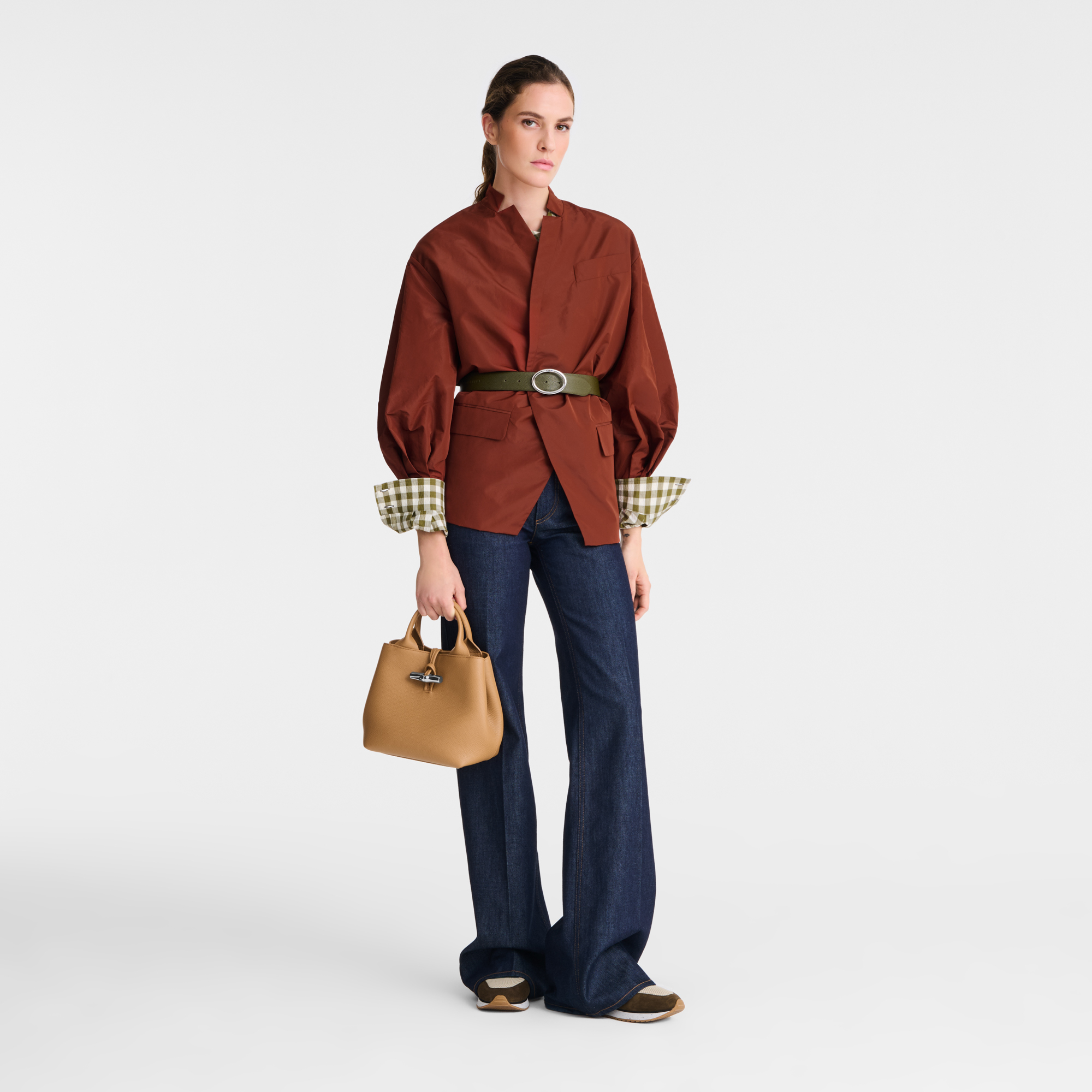 Le Roseau Handbag S, Walnut