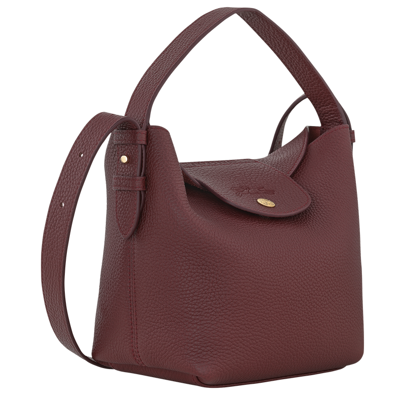 Le Cadence L Bucket bag , Burgundy - Leather  - View 2 of  5