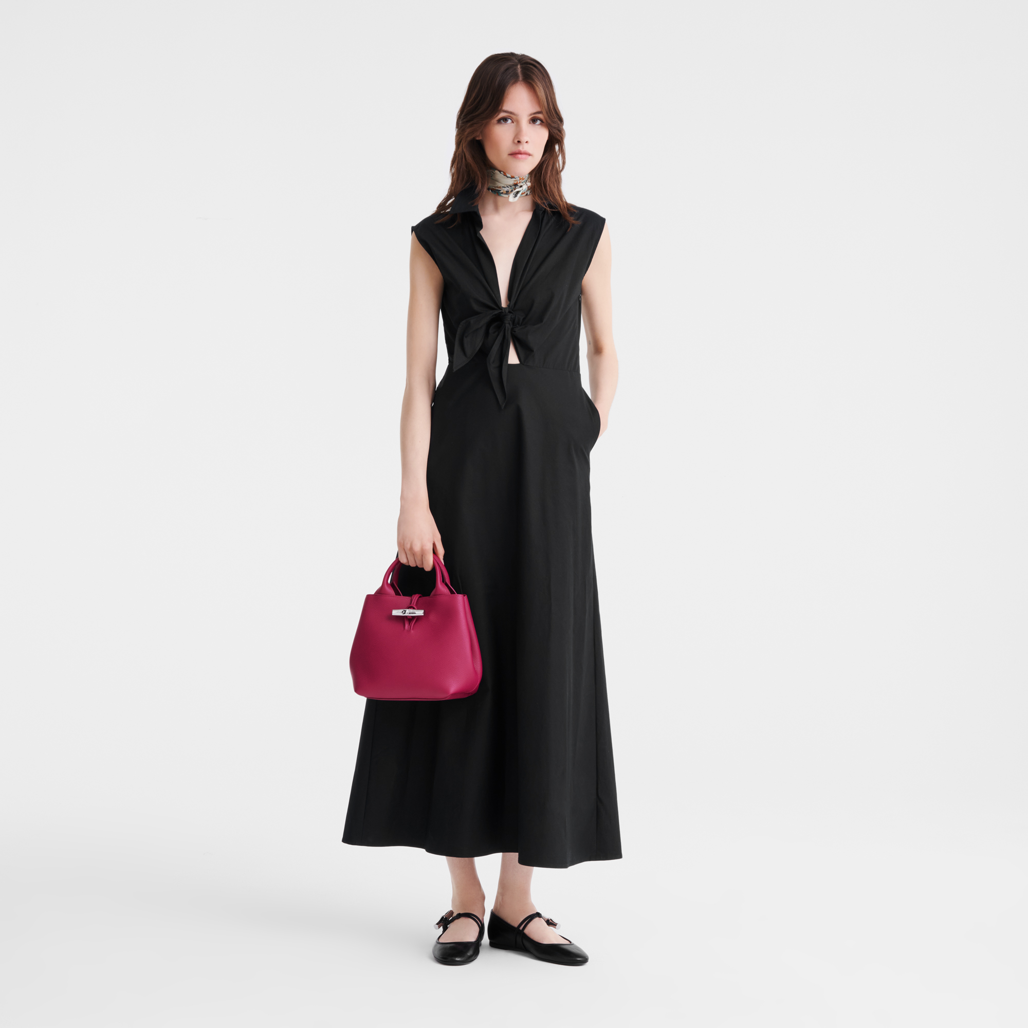 Handbag S, Beetroot - View 2 of
7 - zoom in Le Roseau Handbag S, Beetroot