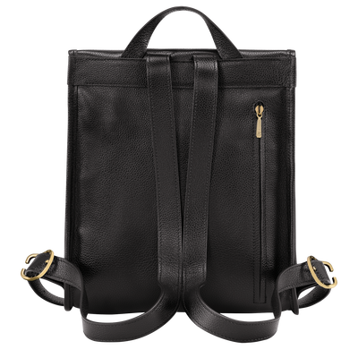 Le Foulonné Backpack M, Black