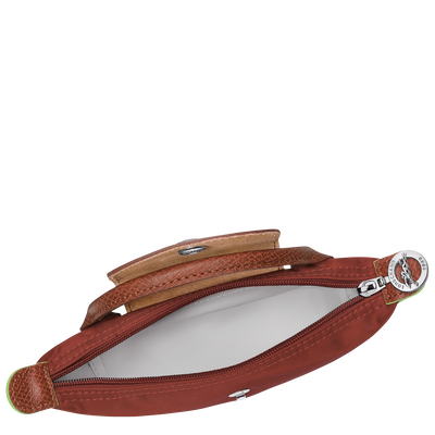 Le Pliage Green Pouch with handle, Chestnut