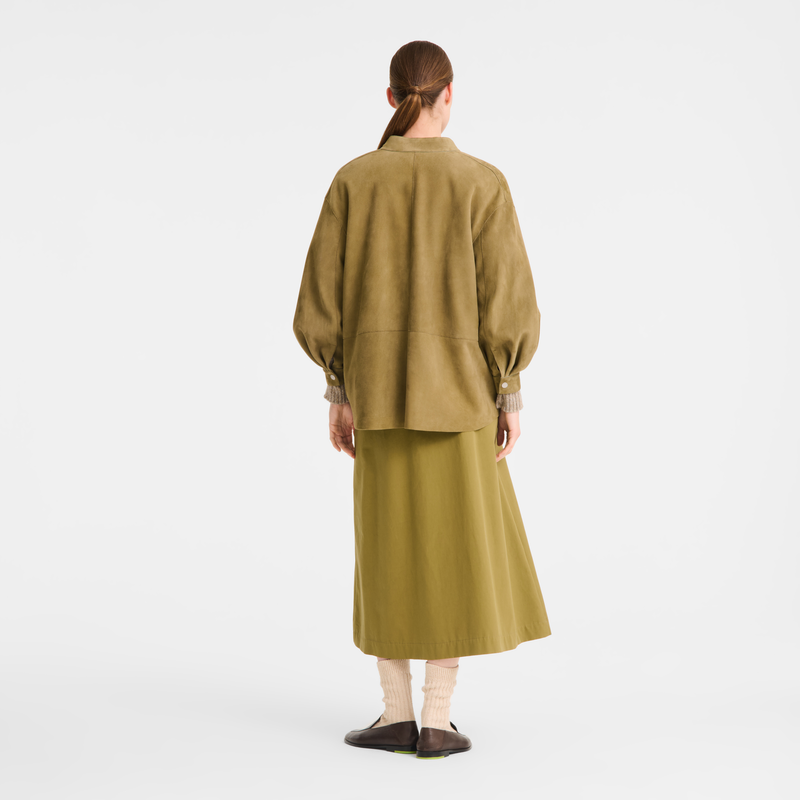 Jacket , Olive - Leather  - View 4 of  5