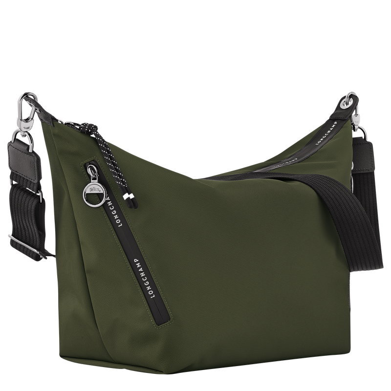 Le Pliage Energy M Crossbody bag , Khaki - Canvas  - View 3 of  6