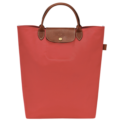 Le Pliage Original M Tote bag , Tomato - Canvas