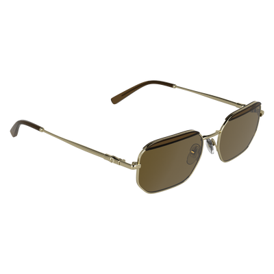 Sunglasses , Gold/Brown - Metal