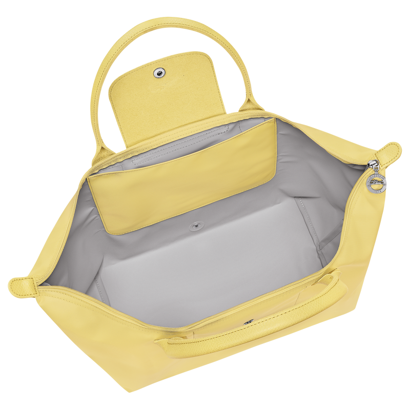 Le Pliage One L Handbag , Lime - Canvas  - View 4 of  6