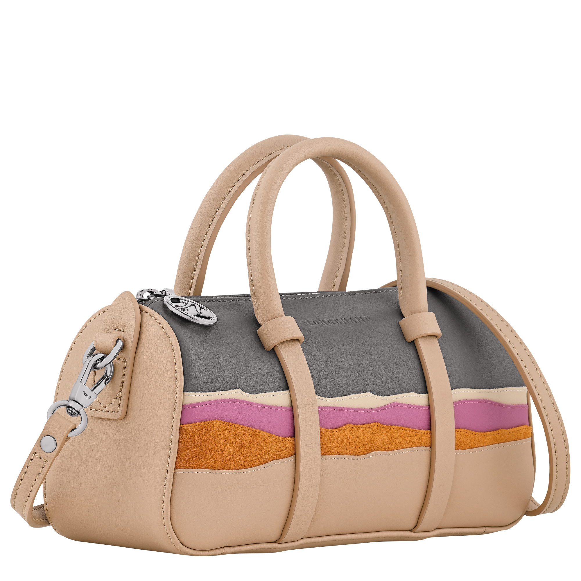 Caroline H&eacute;lain x Longchamp Handbag S, Beige