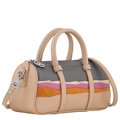 Caroline H&eacute;lain x Longchamp Handbag S, Beige