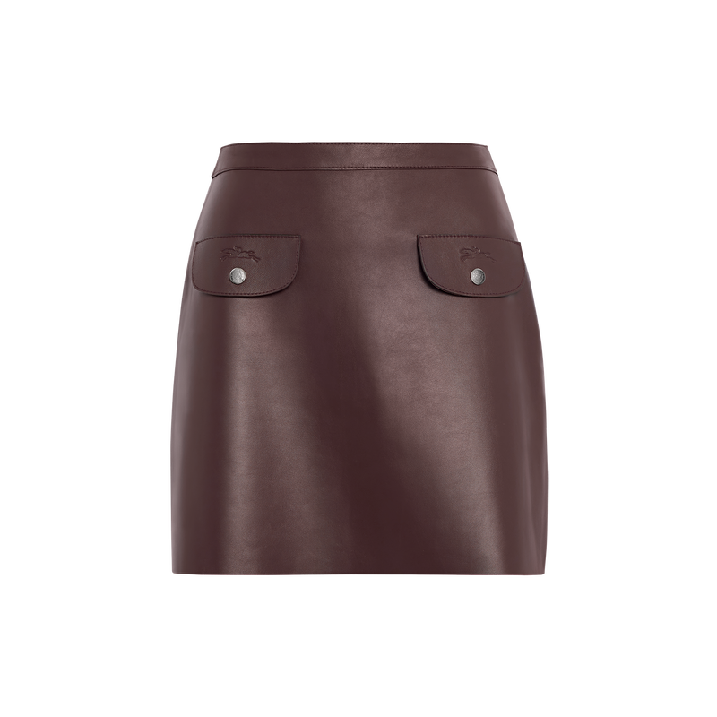 Skirt , Ebony - Leather  - View 1 of  4