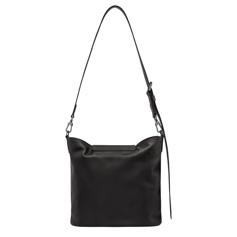 Le Pliage Xtra M Shoulder bag , Black - Leather  - View 4 of  6