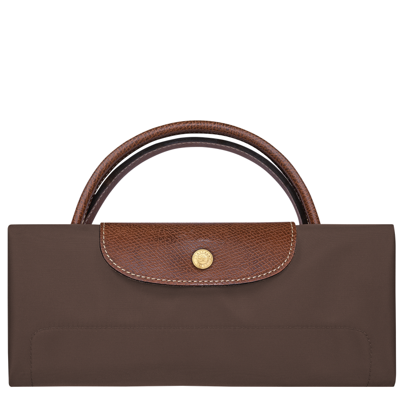 Le Pliage Original L Travel bag , Mocha - Recycled canvas  - View 6 of  6