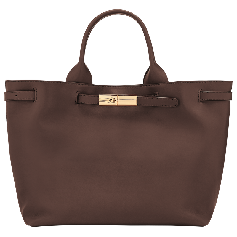 Le Smart L Handbag , Mocha - Leather  - View 1 of  6