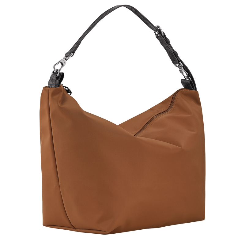 Le Slouchy M Hobo bag , Cognac - Canvas  - View 3 of  6