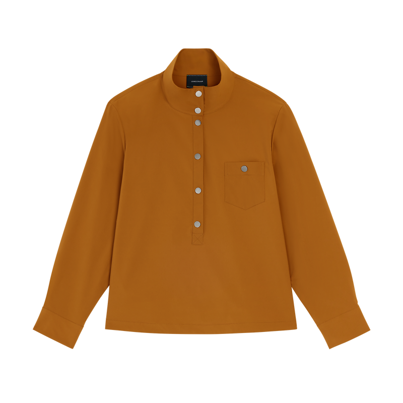 Top , Caramel - Technical poplin  - View 1 of  5