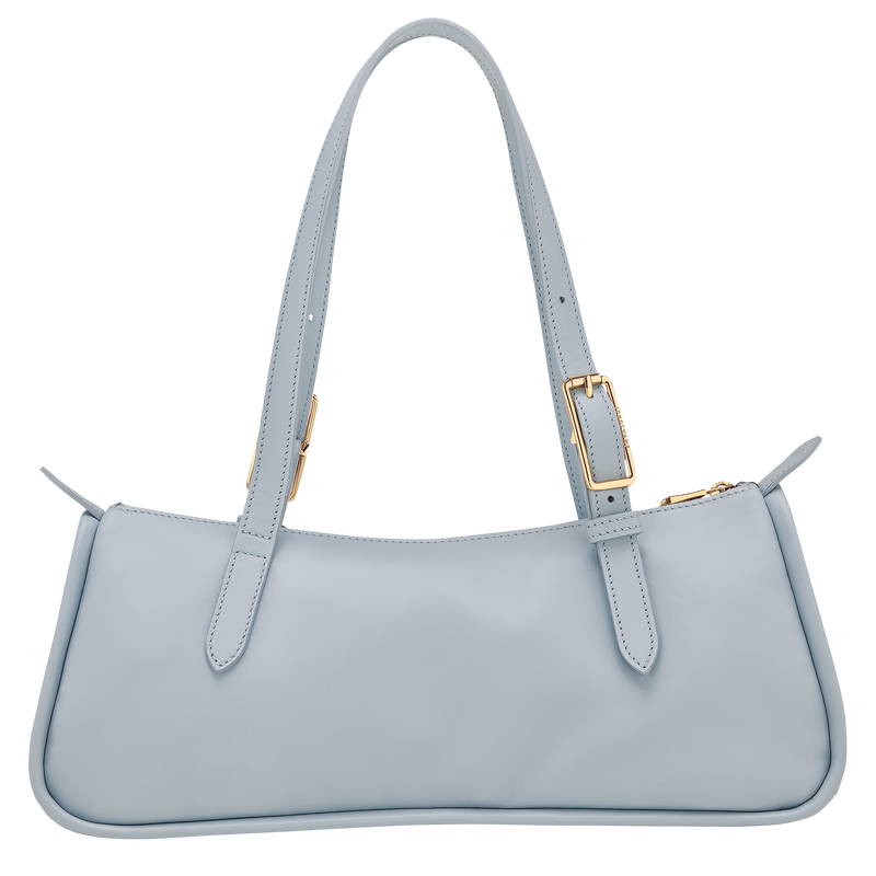 Looong Shoulder bag , Sky Blue - Leather  - View 3 of  5